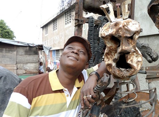Eugene Contemplating Earthquake Memorial