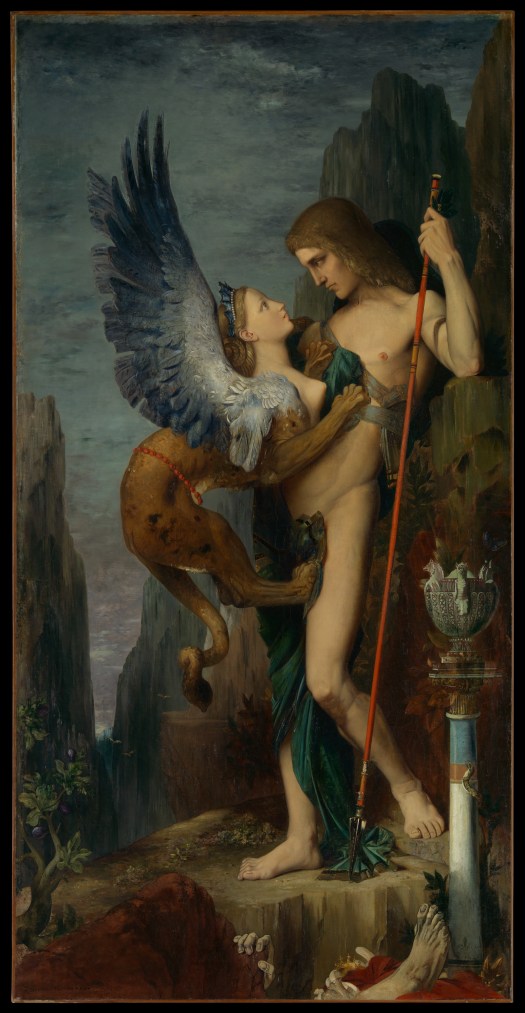 Oedipus_and_the_Sphinx Gustave Moreau 1864