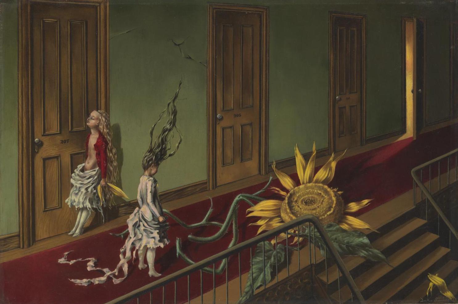 Eine Kleine Nachtmusik 1943 by Dorothea Tanning 1910-2012
